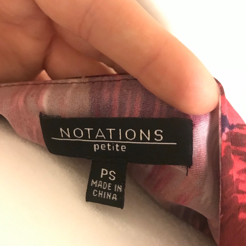 Notations Blouse - Picture 3 of 3